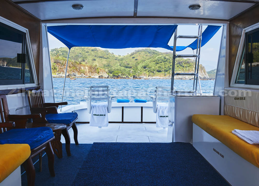 Lounge and aft deck